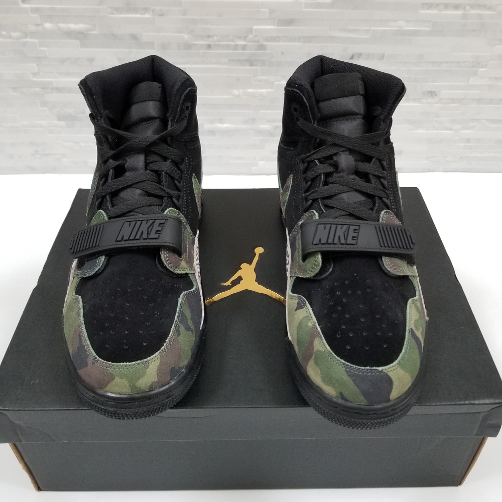 New Air JORDAN Legacy 312 Camo Green Sneakers - Picture 3 of 7